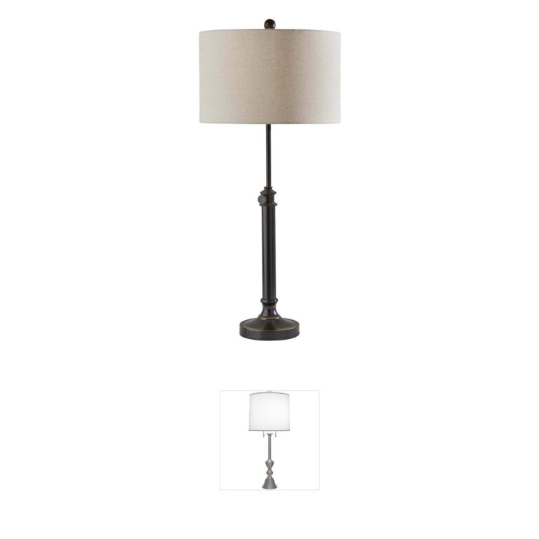 Adesso Barton Antique Bronze Table Lamp