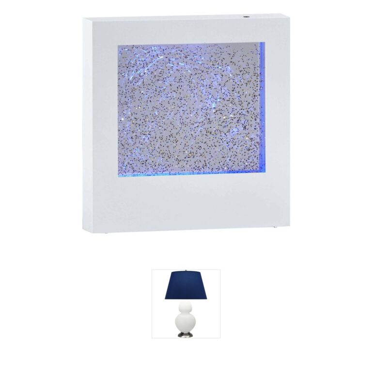 Adesso Light Box Glitter Table Lamp