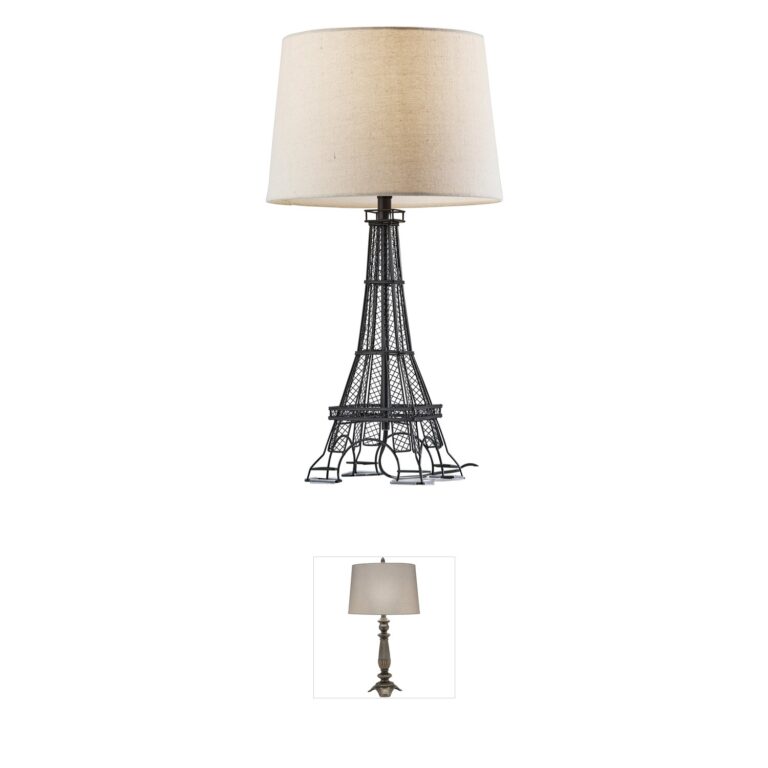 Adesso Eiffel Black Table Lamp