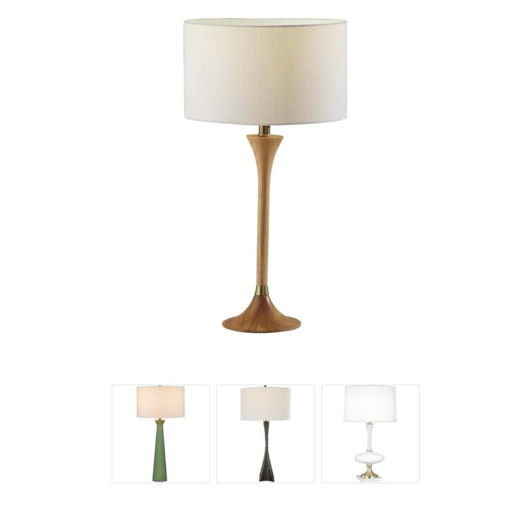 Adesso Rebecca Natural Wood Table Lamp