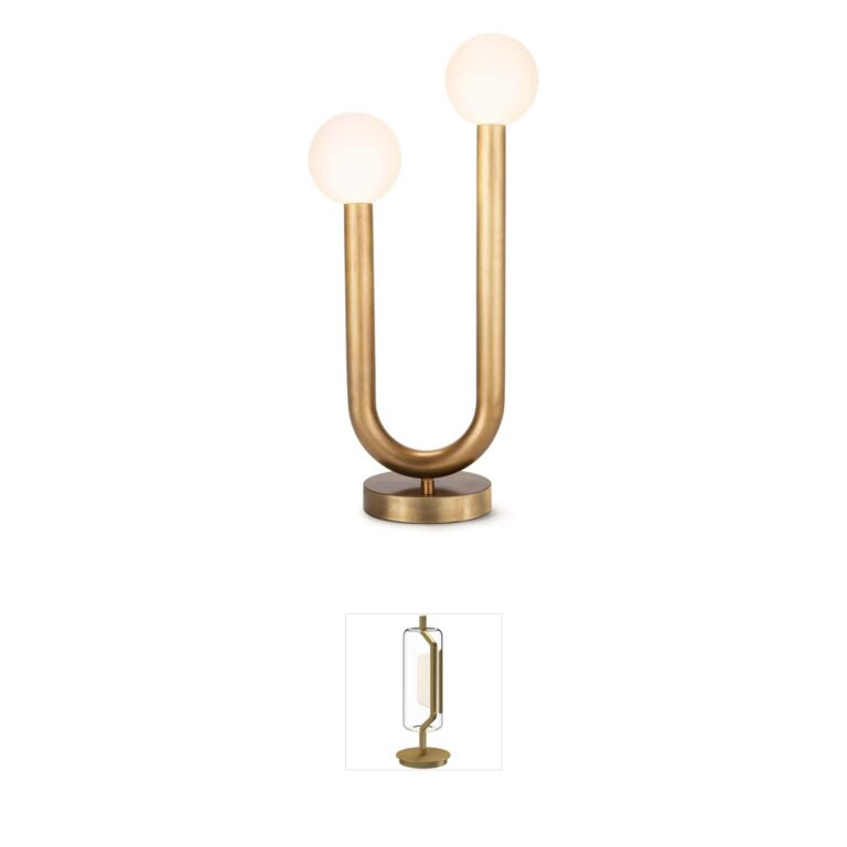 Regina Andrew Detroit Happy Natural Brass Table Lamp