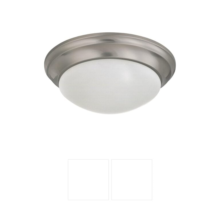 Nuvo Brentwood Frosted Glass Flush Mount