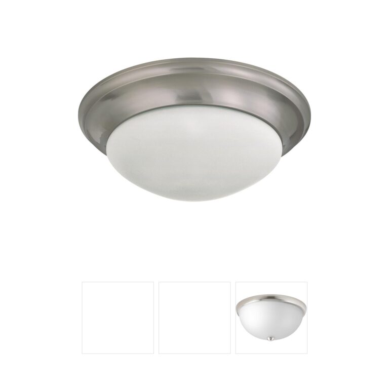 Nuvo Brentwood Frosted Glass Flush Mount