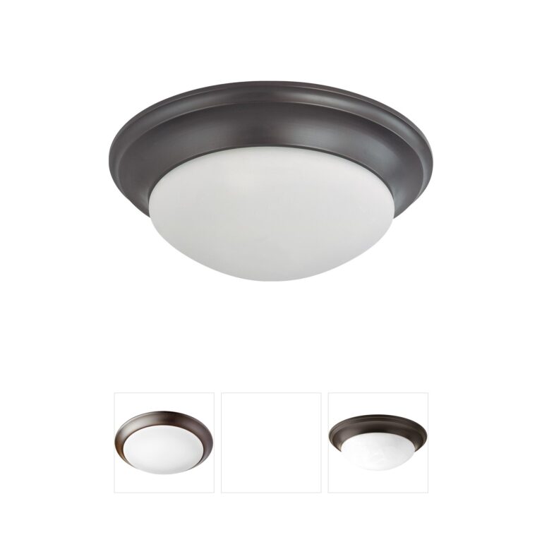 Nuvo Brentwood Frosted Glass Flush Mount