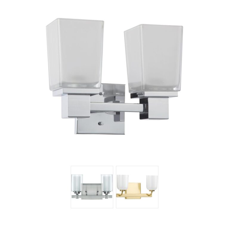 Nuvo Lighting Parker Collection Polished Chrome Vanity Light