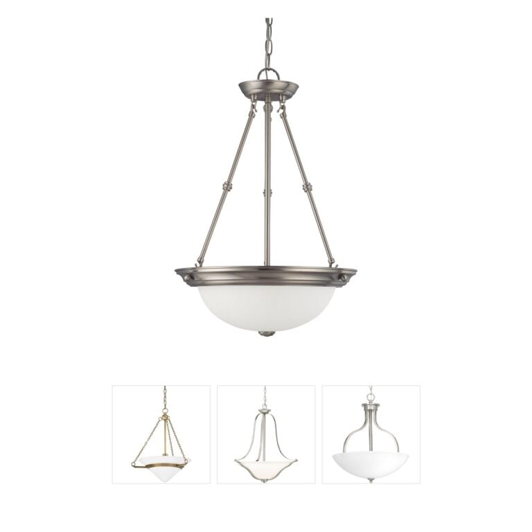 Nuvo Brentwood Frosted Glass Pendant