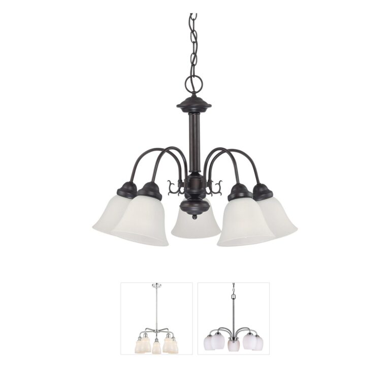 Nuvo Lighting Ballerina Frosted Glass Chandelier