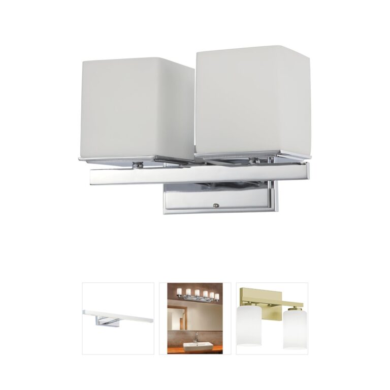 Nuvo Lighting Bento Polished Chrome Vanity Light