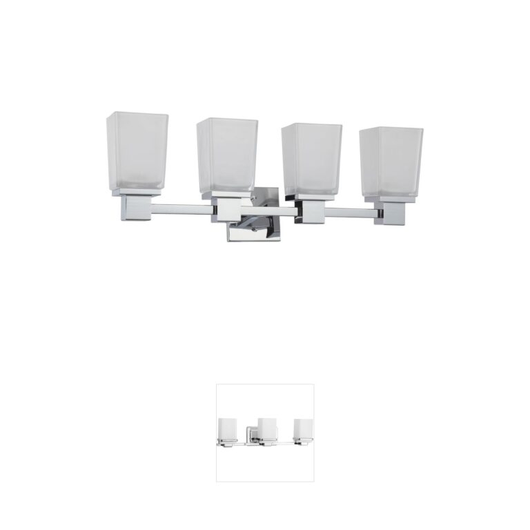 Nuvo Lighting Parker Collection Polished Chrome Vanity Light
