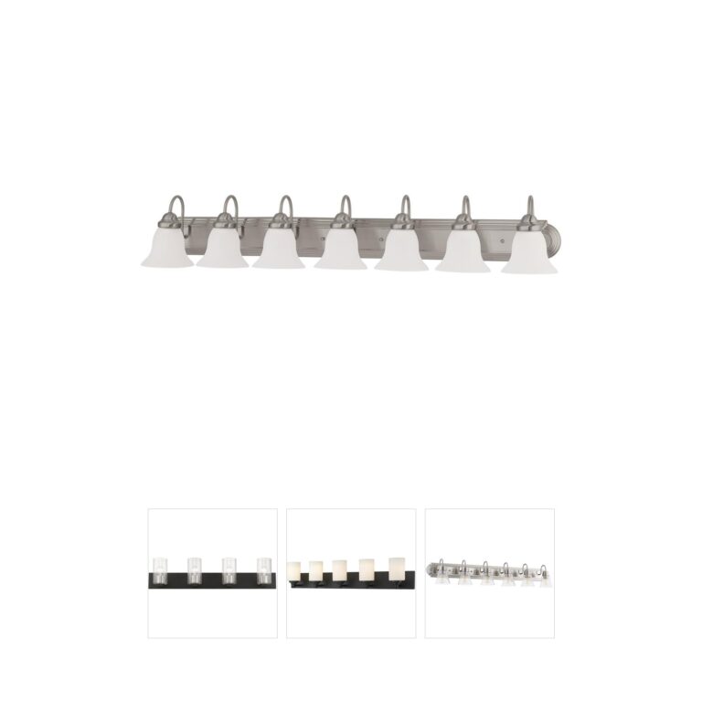 Nuvo Ballerina Collection 7-Light Brushed Nickel Vanity Light
