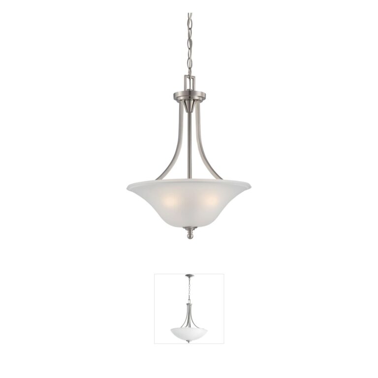 Nuvo Surrey Frosted Glass Pendant