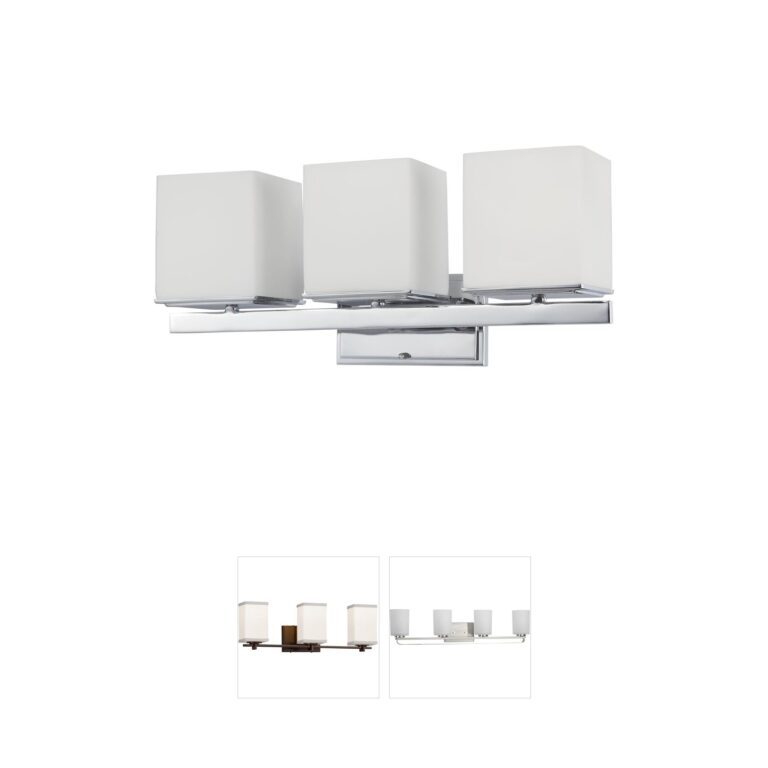 Nuvo Lighting Bento Collection Polished Chrome Vanity Light