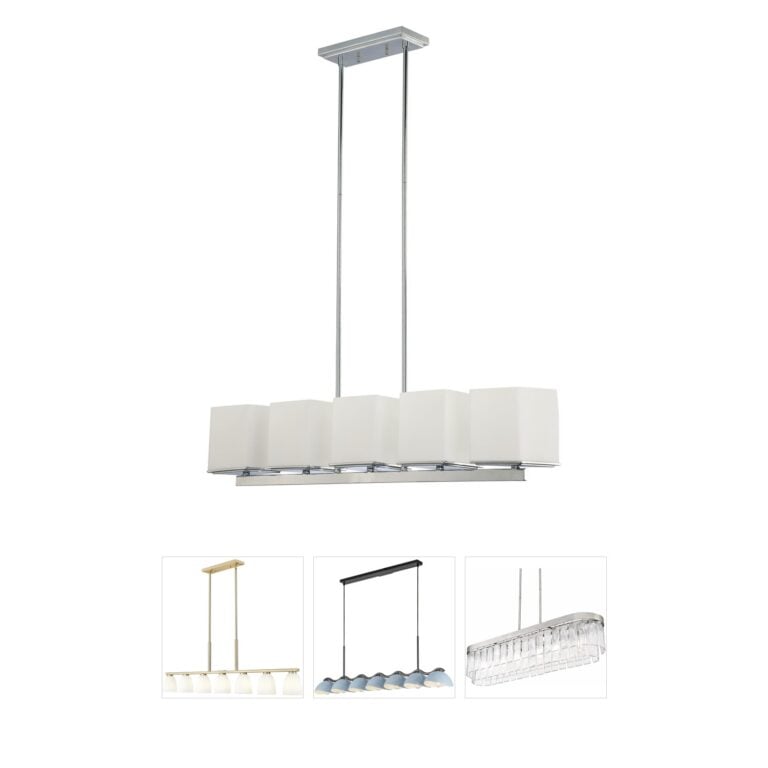 Nuvo Lighting Bento Polished Chrome Island Light