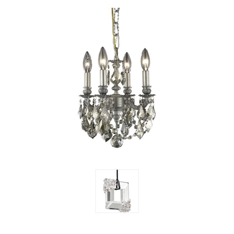 Elegant Lighting Lillie Collection Crystal Pendant
