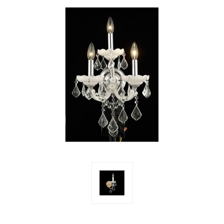 Elegant Lighting Maria Theresa Crystal Wall Sconce