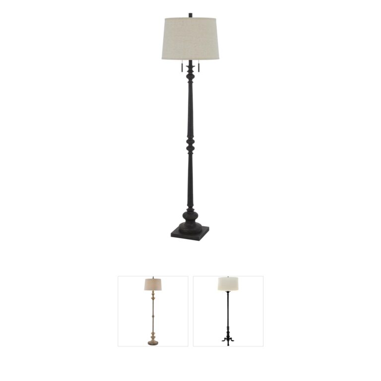 CAL Lighting Torrington Rustic Iron Floor Lamp