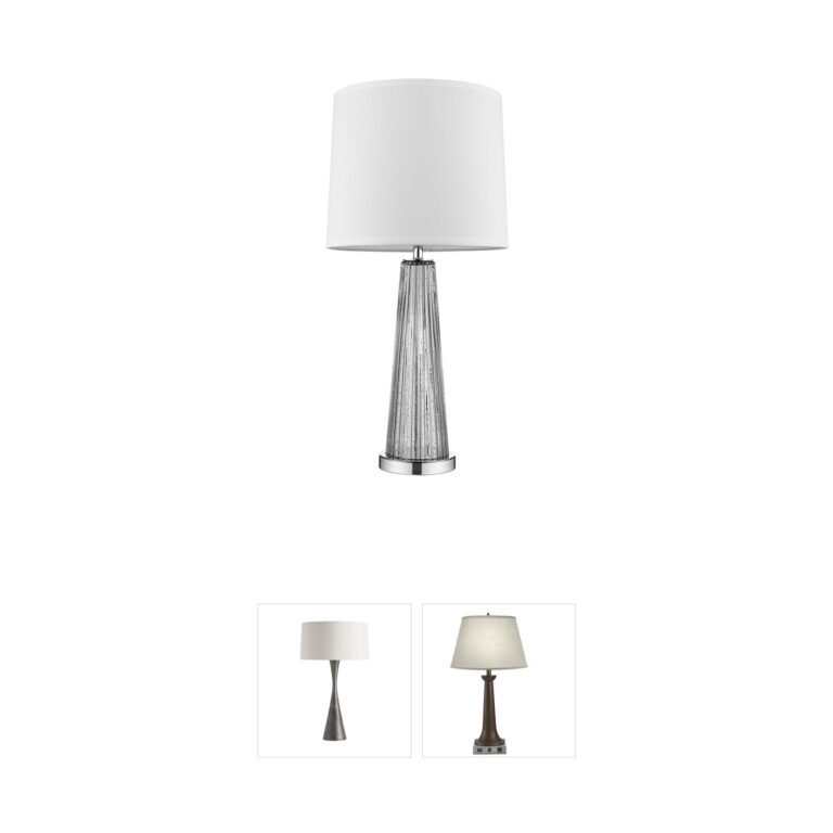 Trend Lighting Chiara Polished Chrome Table Lamp