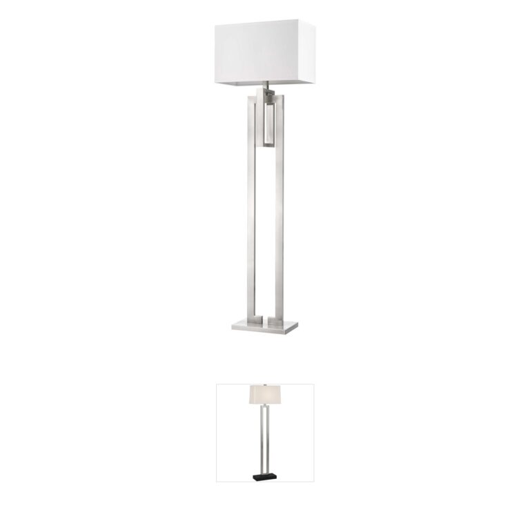 Trend Lighting Precision Brushed Nickel Floor Lamp