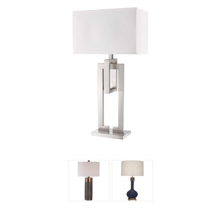 Trend Lighting Precision Brushed Nickel Table Lamp