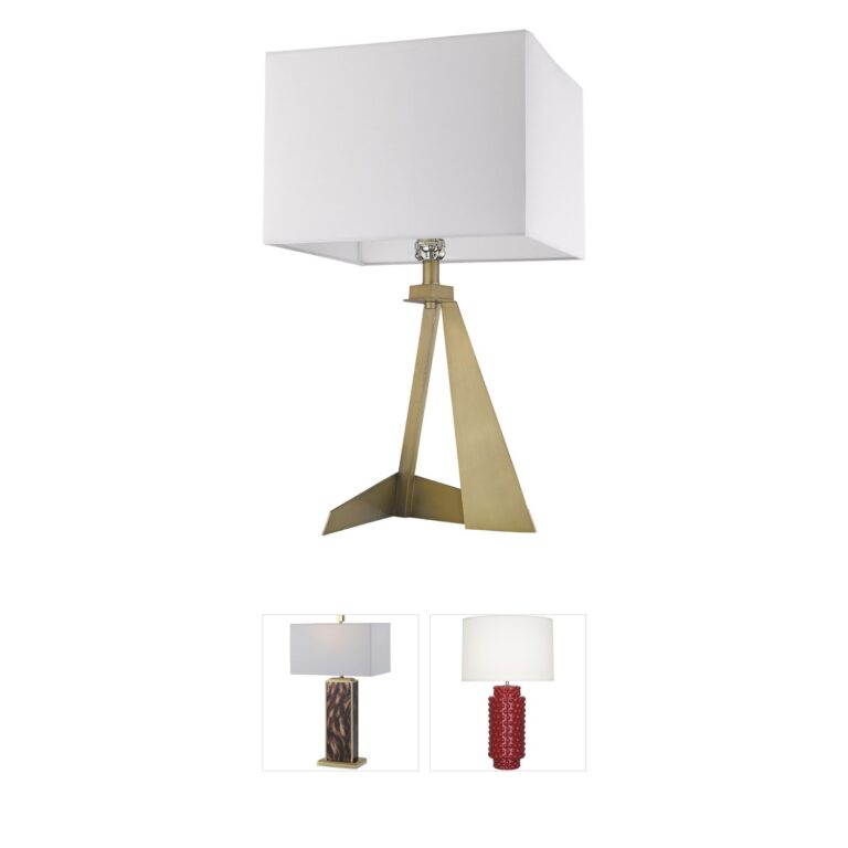Trend Lighting Stratos Aged Brass Table Lamp