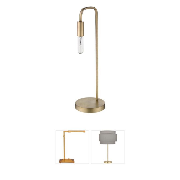 Trend Lighting Perret Aged Brass Table Lamp