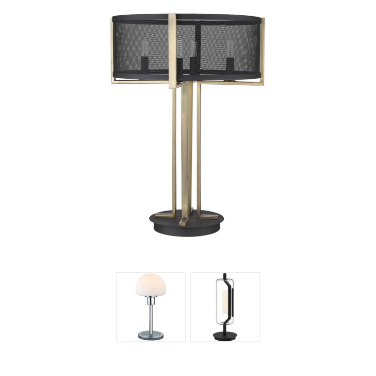Trend Lighting Trend Home Matte Black Steel Table Lamp