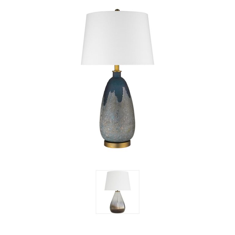 Trend Lighting Trend Home Brass Table Lamp with Cream Shade