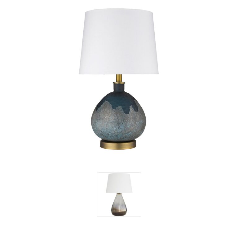 Trend Lighting Trend Home Brass Table Lamp with Cream Shade