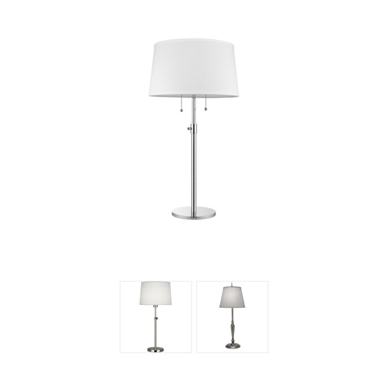 Trend Lighting Urban Basic Polished Chrome Adjustable Table Lamp