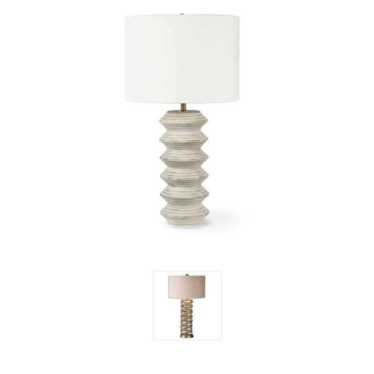 Regina Andrew Nova White Birch Wood Table Lamp