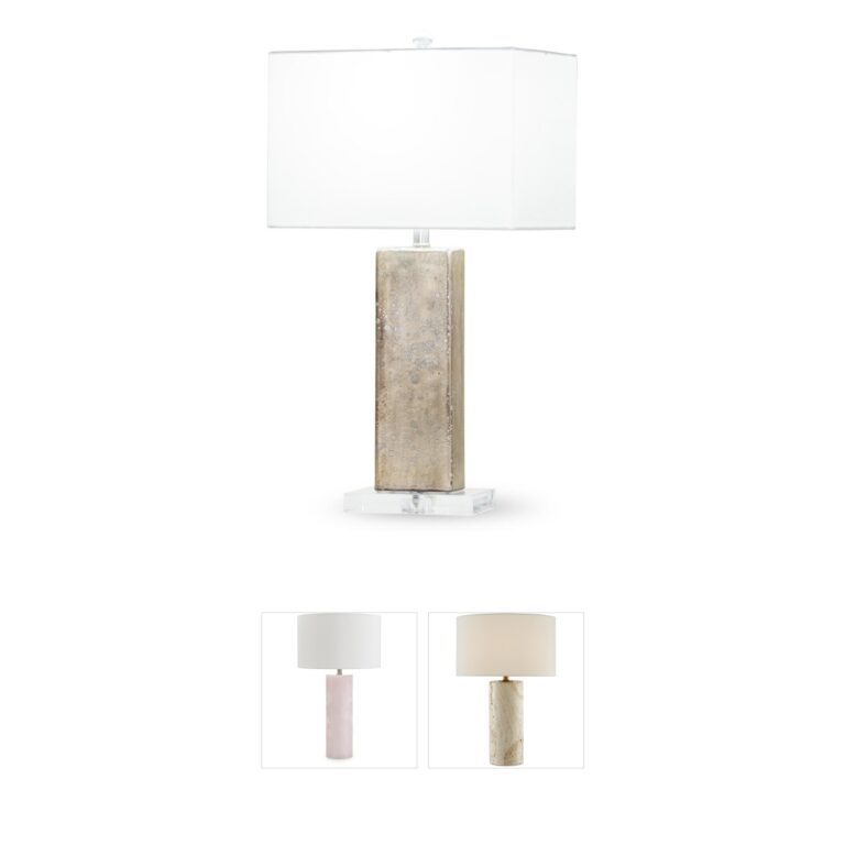 FlowDecor Sumatra Mercury Glass Table Lamp