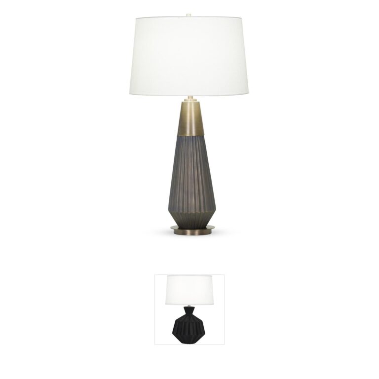 FlowDecor Helena Antique Brass Table Lamp