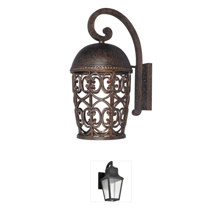 Designers Fountain Amherst 21.25" Cast Aluminum Outdoor Wall Lantern