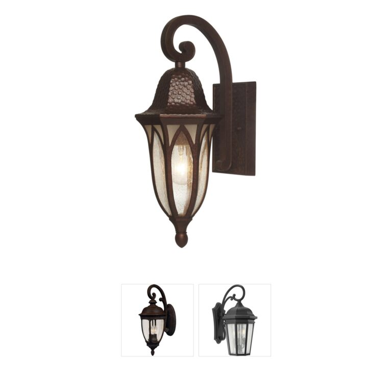 Designers Fountain Berkshire 18" Burnished Antique Copper Outdoor Wall Lantern