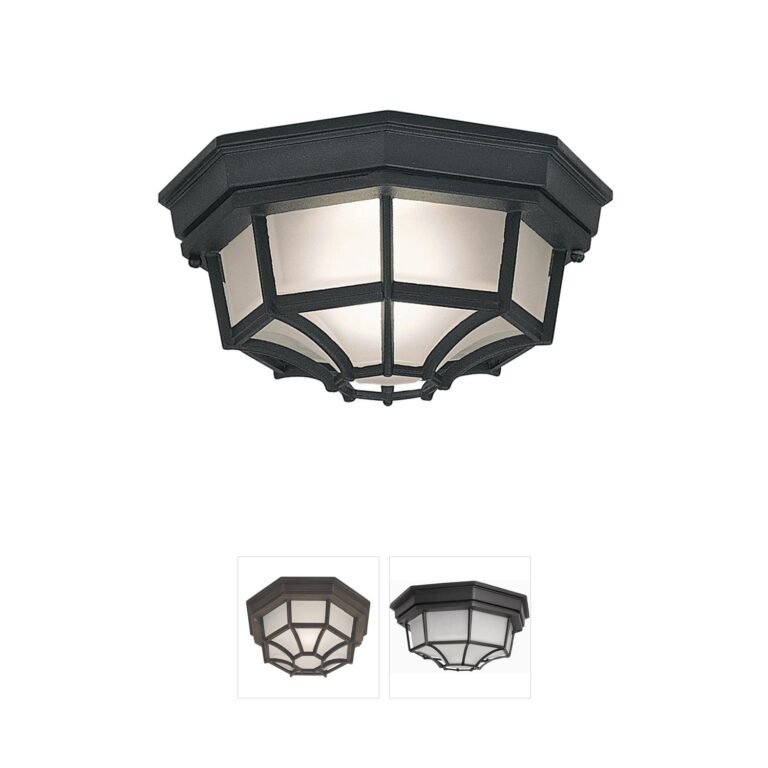 Designers Fountain Builder Cast Aluminum Outdoor Ceiling Light