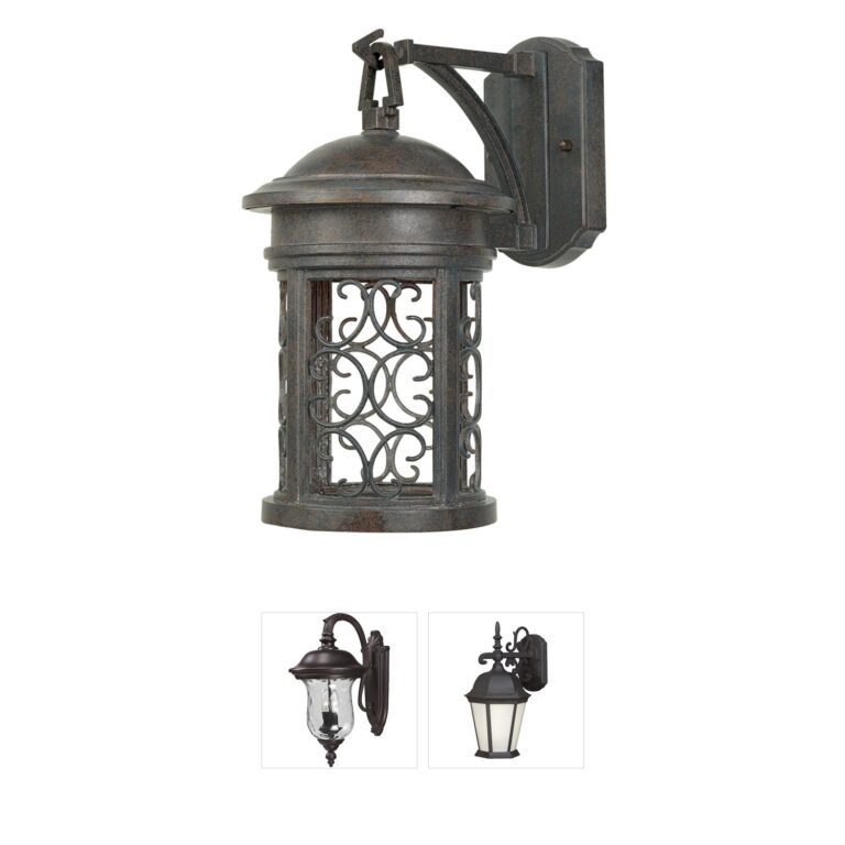 Designers Fountain Ellington Cast Aluminum Outdoor Wall Lantern