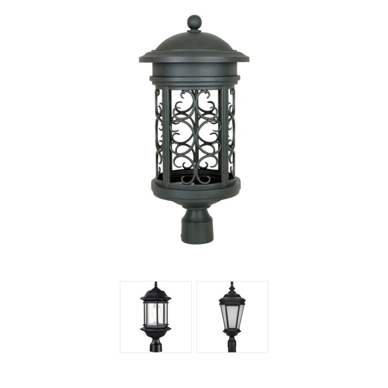 Designers Fountain Ellington 23" Oil Rubbed Bronze Post Lantern