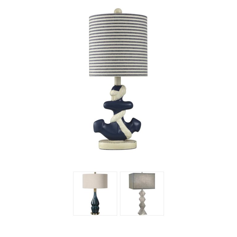 StyleCraft Home Collection Montauk Nautical Anchor Table Lamp