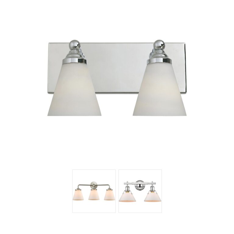 Designers Fountain Hudson Chrome 2-Light Vanity Light