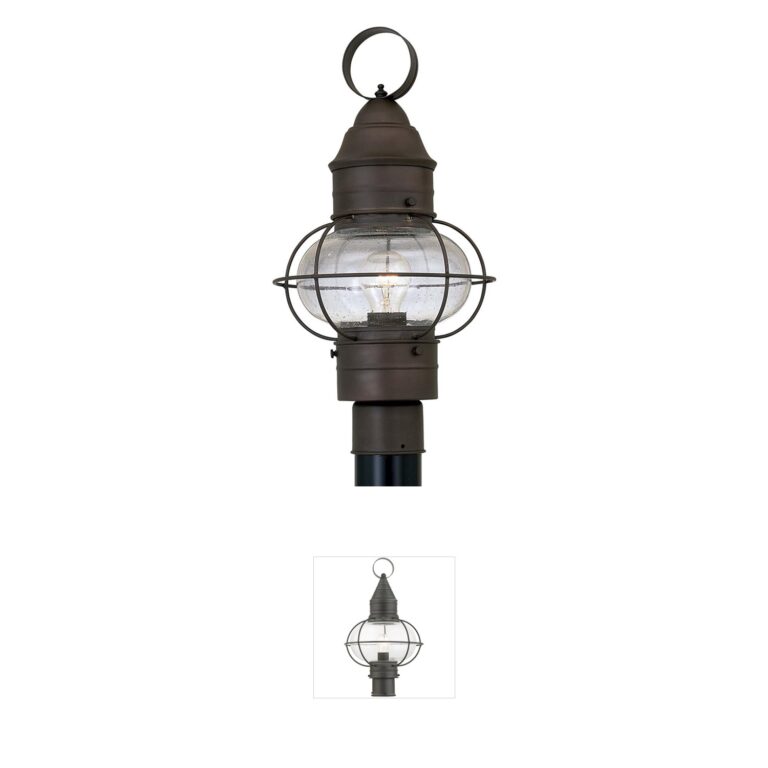 Designers Fountain Nantucket Rustique Outdoor Post Lantern