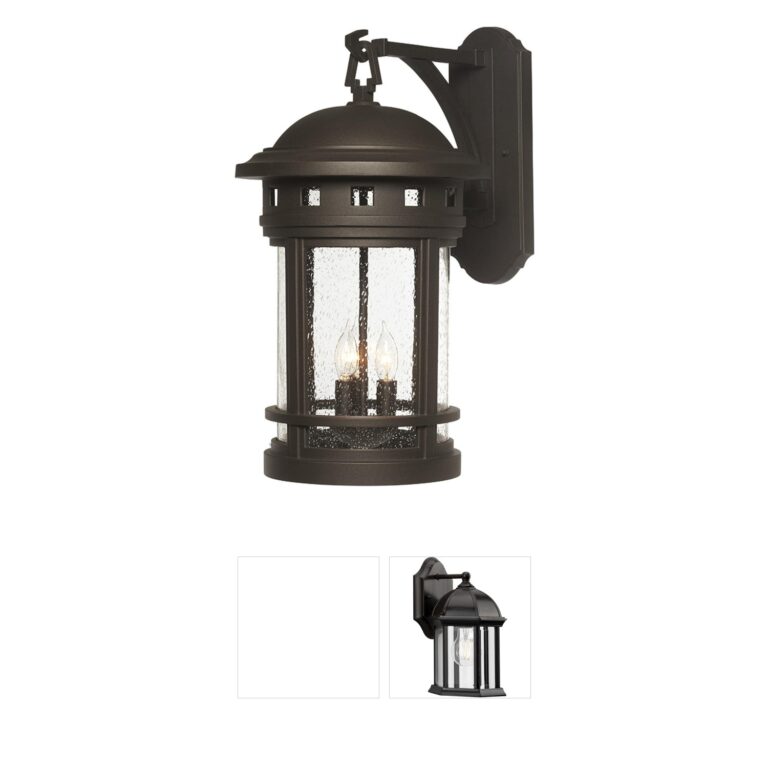 Designers Fountain Sedona Oil Rubbed Bronze Outdoor Wall Lantern