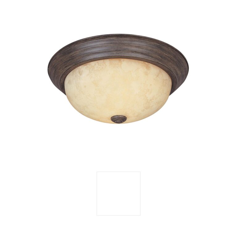 Designers Fountain Decorative Warm Mahogany Flush Mount
