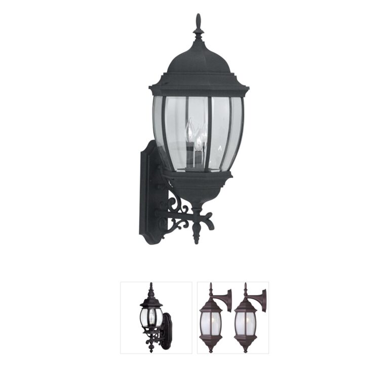Designers Fountain Tiverton 29.25" Black Cast Aluminum Outdoor Lantern