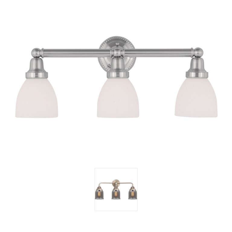 Livex Lighting Classic Brushed Nickel Vanity Light