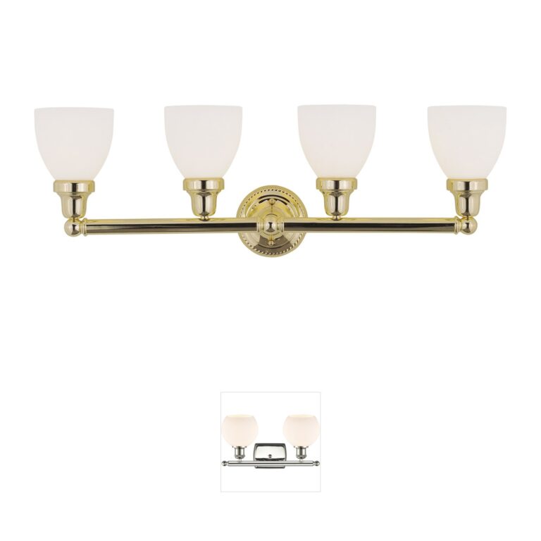 Livex Lighting Classic Collection Polished Brass Vanity Light