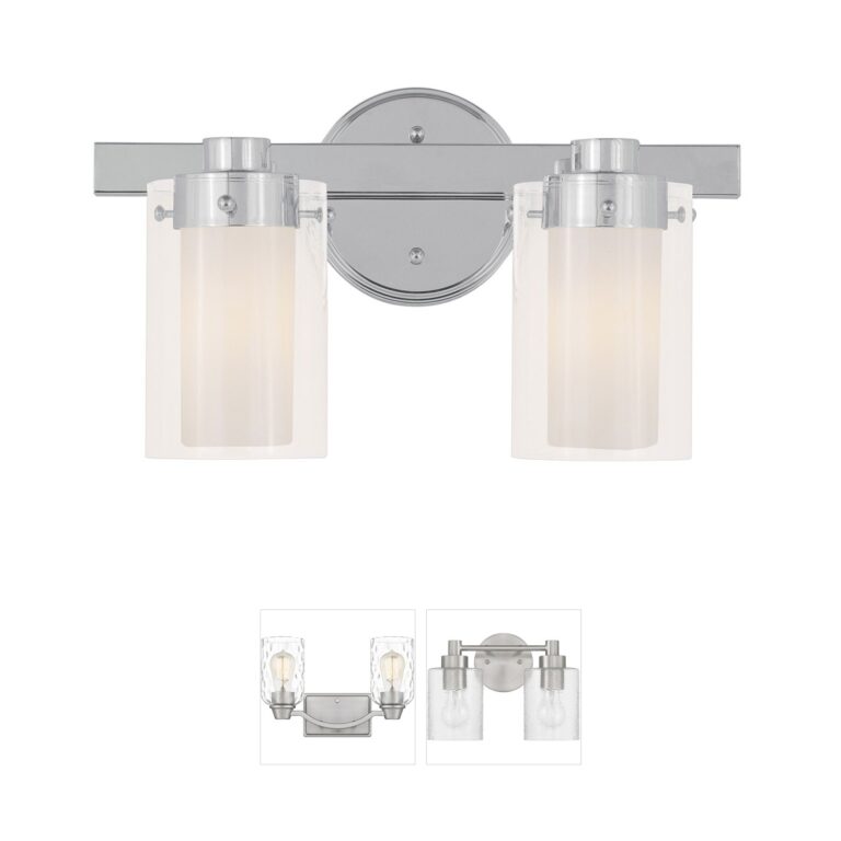 Livex Lighting Manhattan Collection Polished Chrome Vanity Light