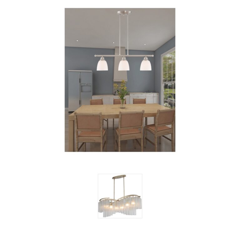 Livex Lighting Somerset Brushed Nickel Island Light
