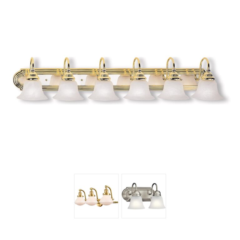 Livex Lighting Belmont 6-Light Steel Vanity Light