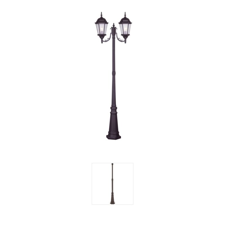 Livex Lighting Hamilton Bronze Cast Aluminum Outdoor Post Light