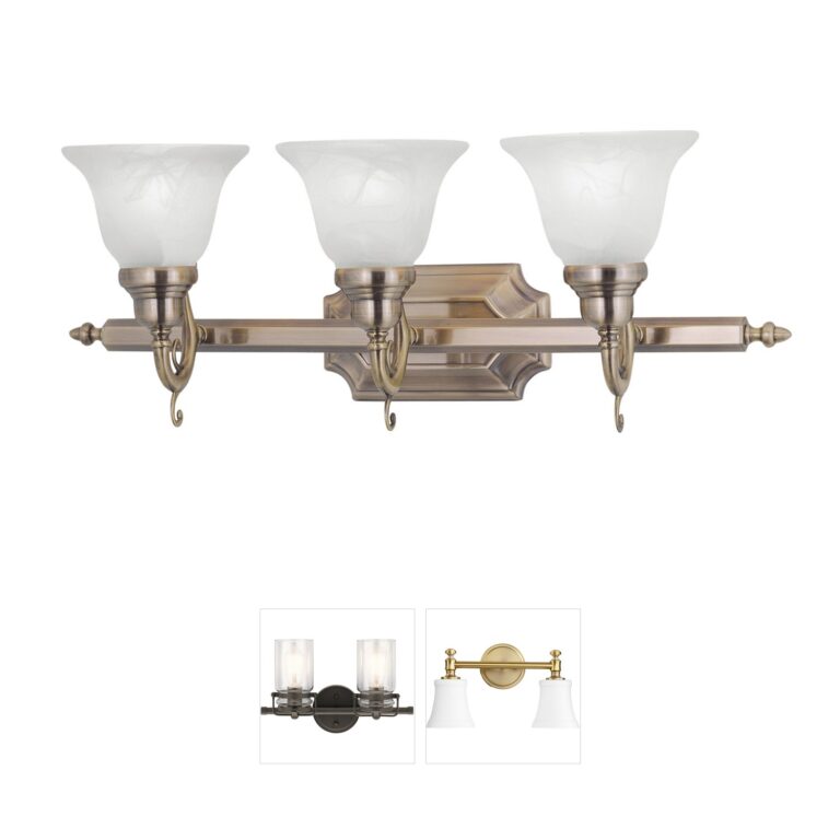 Livex Lighting French Regency Steel Vanity Light